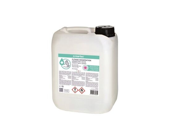 Hygienische Flüssig-Desinfektion mit 70% Ethanol und Aloe Vera